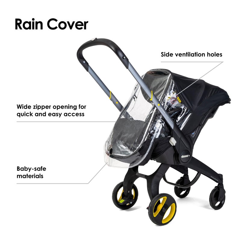 Doona Rain Cover - Compatible with Car Seat & Stroller - Image 2